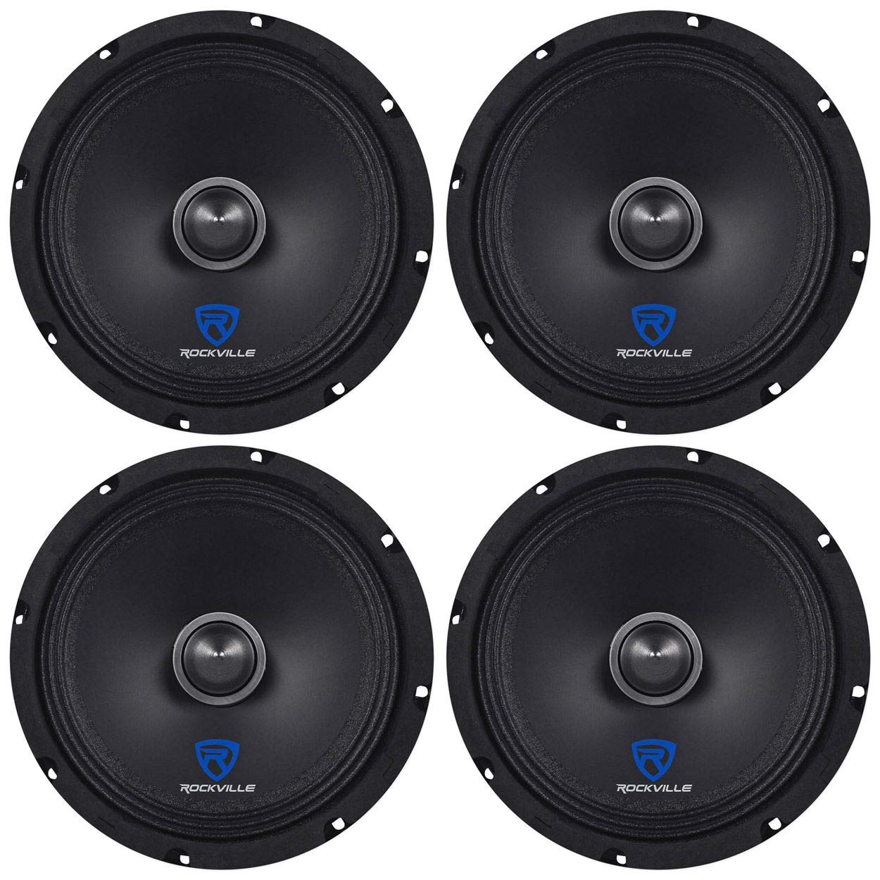 Amazon.com: Rockville RXM84 8 Inch 250W 4 Ohm Mid-Bass/Mid-Range